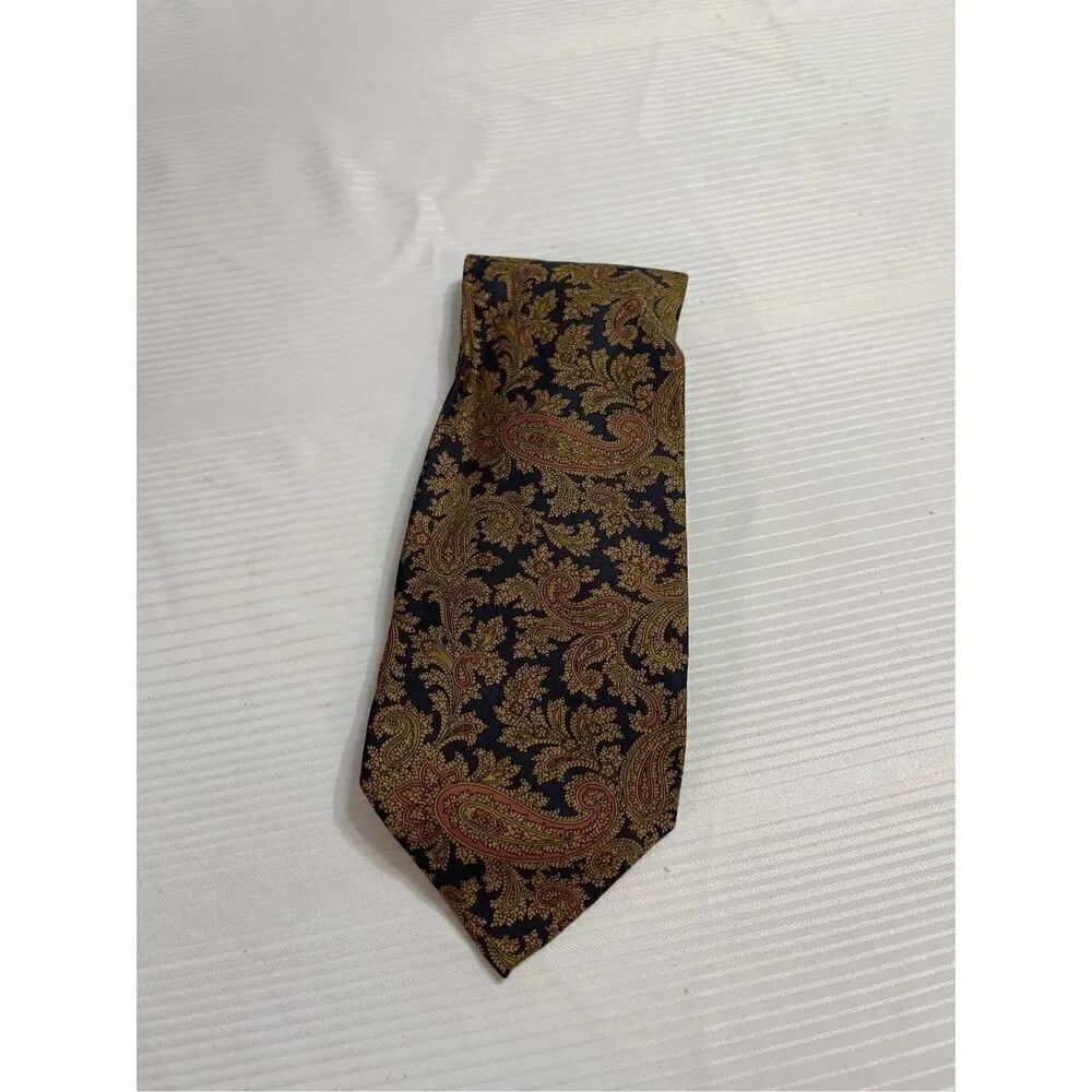 Valentino Brown Silk Tie Necktie